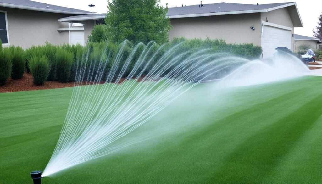 Misaligned sprinkler heads