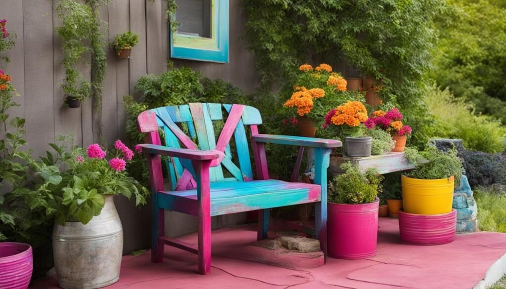 outdoor furniture revamp